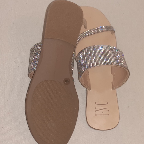I-N-C Women's Rhinestone Sandals. NWT' Sz.6 - Picture 3 of 4
